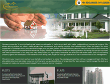 Tablet Screenshot of anupamproperties.com